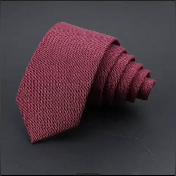 Original High Quality Solid Cotton Handmade Ties Men Casual Tie Accessories - Picture 2 of 6